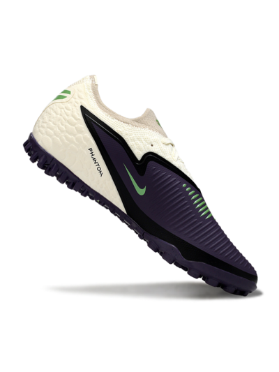 Nike Phantom 6 Low Elite TF Artificial Turf Soccer Shoes - Purple/Electric Green/Neutral White