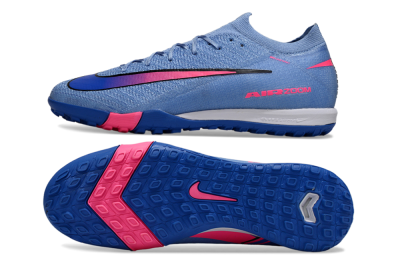 Nike Air Zoom Mercurial Vapor 16 Elite TF Artificial Turf Soccer Shoes - Blue/Electric Blue/Neon Pink