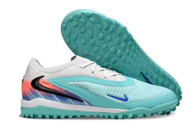 Nike Phantom 6 Low Elite TF Artificial Turf Soccer Shoes - Aqua/Bright Aqua/Coral Pink