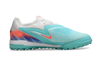 Nike Phantom 6 Low Elite TF Artificial Turf Soccer Shoes - Aqua/Bright Aqua/Coral Pink