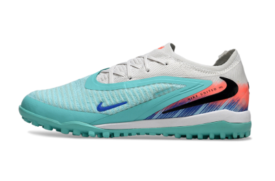 Nike Phantom 6 Low Elite TF Artificial Turf Soccer Shoes - Aqua/Bright Aqua/Coral Pink