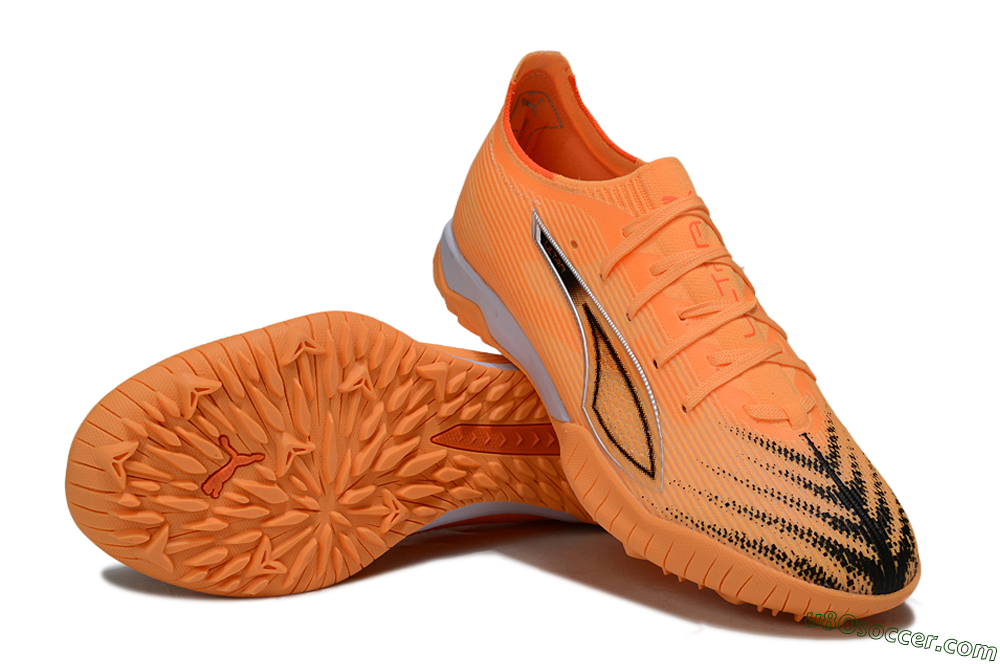 Puma Ultra Ultimate TF Artificial Turf Soccer Shoes - Orange/Sunset Glow/Flame Orange 3