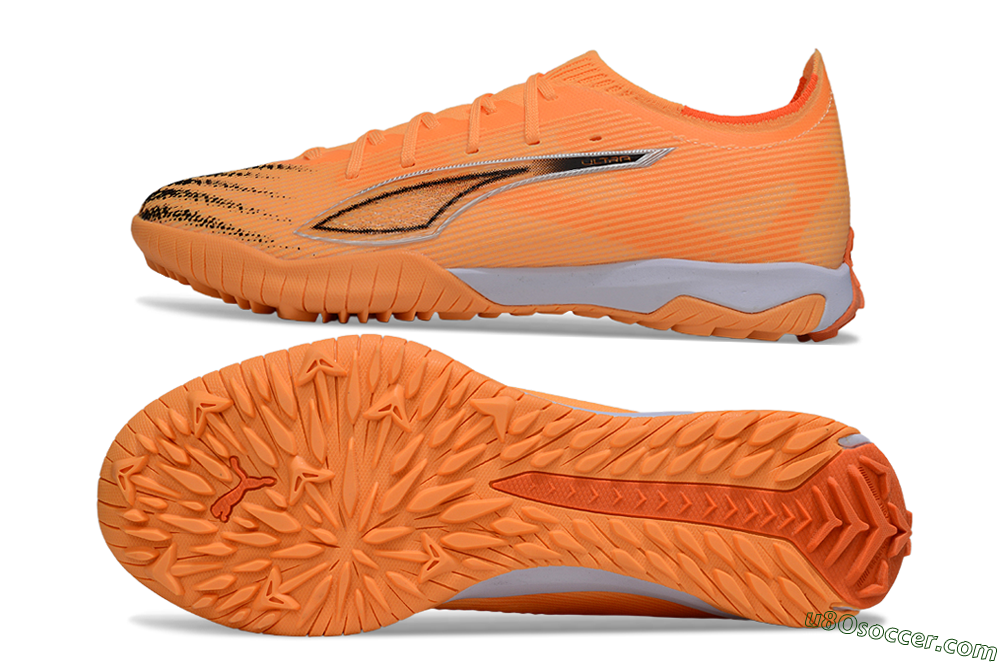 Puma Ultra Ultimate TF Artificial Turf Soccer Shoes - Orange/Sunset Glow/Flame Orange 0