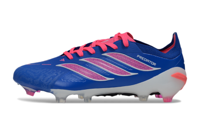 Adidas Predator 26 Elite FG Firm Ground Soccer Cleats - Blue/Electric Blue/Fuchsia Pink