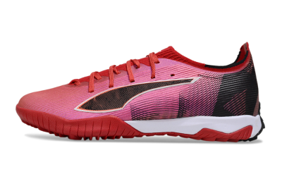 Puma Ultra Ultimate TF Artificial Turf Soccer Shoes - Red/Vibrant Red/Crimson Black