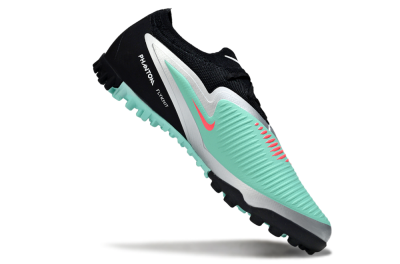 Nike Phantom 6 Low Elite TF Artificial Turf Soccer Shoes - Teal/Black/Rose