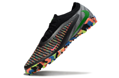 Nike Phantom 6 Low Elite TF Artificial Turf Soccer Shoes - Black/Vibrant Neon/Graphic Multicolor