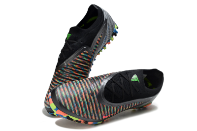 Nike Phantom 6 Low Elite TF Artificial Turf Soccer Shoes - Black/Vibrant Neon/Graphic Multicolor