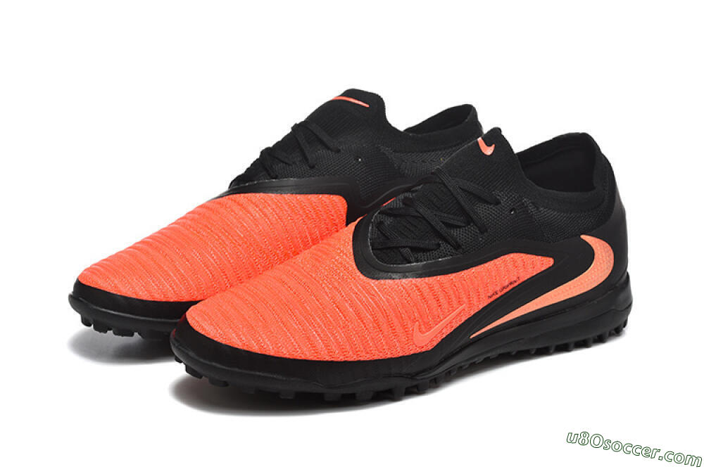 Nike Phantom 6 Low Elite TF Artificial Turf Soccer Shoes - Orange/Vibrant Coral/Jet Black 5