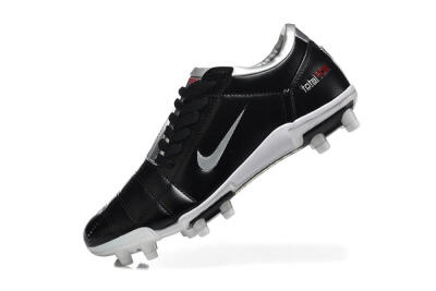 Nike Total 90 III FG Firm Ground Soccer Cleats - Black/Silver/White