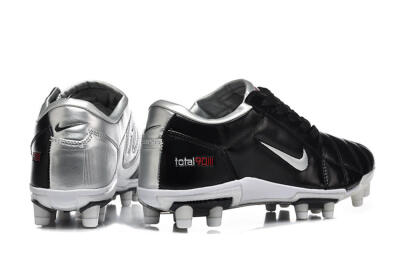 Nike Total 90 III FG Firm Ground Soccer Cleats - Black/Silver/White