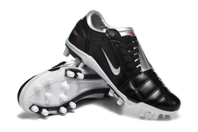 Nike Total 90 III FG Firm Ground Soccer Cleats - Black/Silver/White