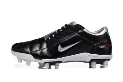 Nike Total 90 III FG Firm Ground Soccer Cleats - Black/Silver/White