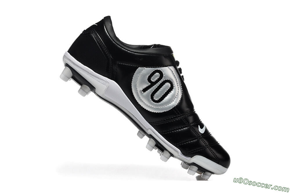 Nike Total 90 III FG Firm Ground Soccer Cleats - Black/Electric Yellow/White 7