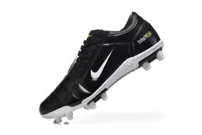 Nike Total 90 III FG Firm Ground Soccer Cleats - Black/Electric Yellow/White