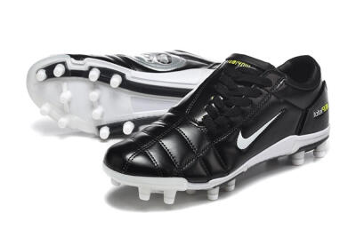 Nike Total 90 III FG Firm Ground Soccer Cleats - Black/Electric Yellow/White