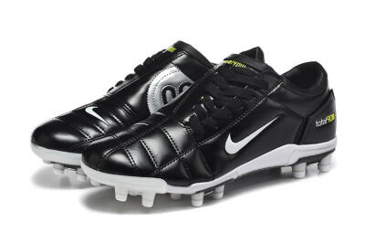 Nike Total 90 III FG Firm Ground Soccer Cleats - Black/Electric Yellow/White