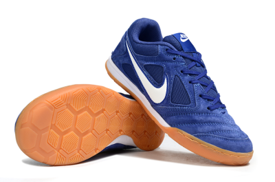 Supreme x Nike SB Gato IC Indoor & Futsal Soccer Shoes - Blue/Royal Blue/Orange Peel