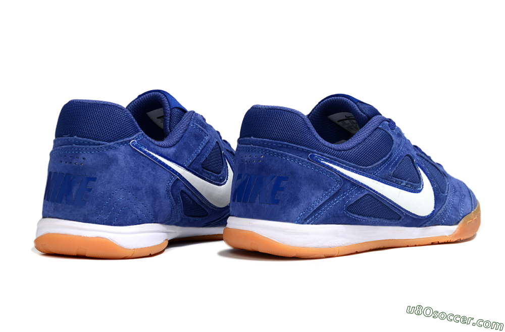 Supreme x Nike SB Gato IC Indoor & Futsal Soccer Shoes - Blue/Royal Blue/Orange Peel 6