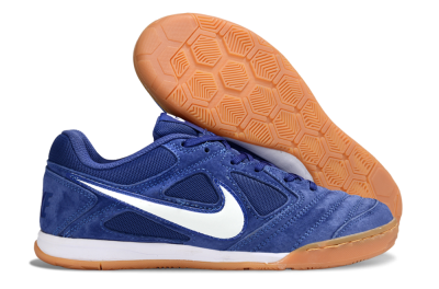 Supreme x Nike SB Gato IC Indoor & Futsal Soccer Shoes - Blue/Royal Blue/Orange Peel