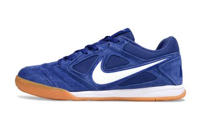 Supreme x Nike SB Gato IC Indoor & Futsal Soccer Shoes - Blue/Royal Blue/Orange Peel