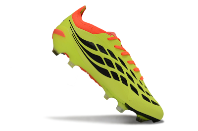 Adidas Predator 26 Elite FG Firm Ground Soccer Cleats - Yellow/Fluorescent Yellow/Neon Orange