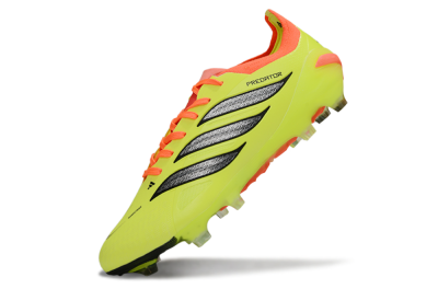 Adidas Predator 26 Elite FG Firm Ground Soccer Cleats - Yellow/Fluorescent Yellow/Neon Orange