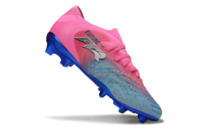 Puma Future 8 Ultimate FG Firm Ground Soccer Cleats - Pink/Electric Blue/Teal