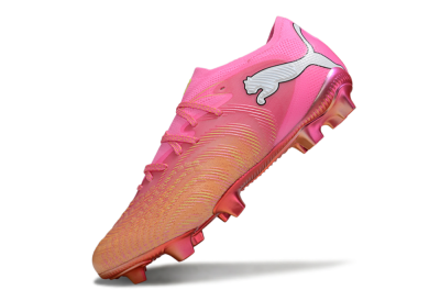 Puma Future 8 Ultimate FG Firm Ground Soccer Cleats - Pink/Vivid Pink/Metallic Red