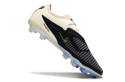 Nike Phantom 6 Low Elite FG Firm Ground Soccer Cleats - Black/Electric Green/Champagne
