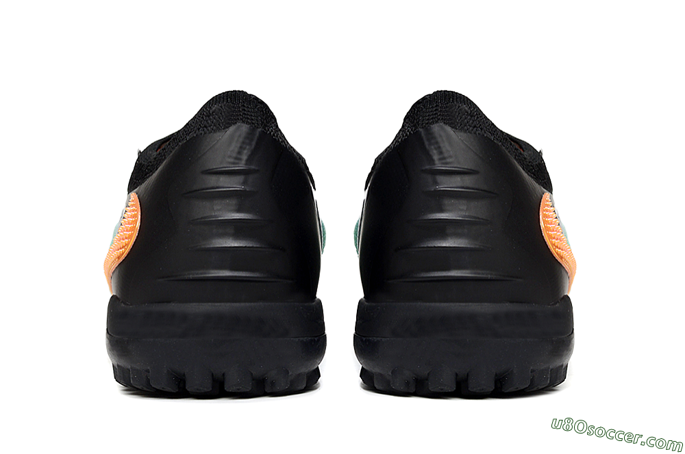 Nike Phantom 6 Low Elite TF Artificial Turf Soccer Shoes - Green/Aqua Mist/Orange Blaze 5