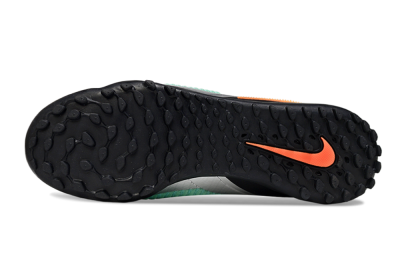 Nike Phantom 6 Low Elite TF Artificial Turf Soccer Shoes - Green/Aqua Mist/Orange Blaze