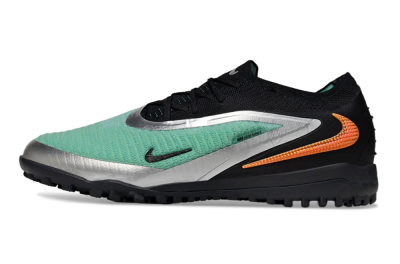 Nike Phantom 6 Low Elite TF Artificial Turf Soccer Shoes - Green/Aqua Mist/Orange Blaze