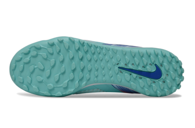 Nike Phantom 6 Elite High TF Artificial Turf Soccer Shoes - Aqua/Bright Aqua/Coral Burst