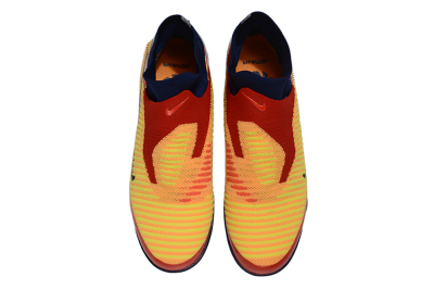 Nike Phantom 6 Elite High TF Artificial Turf Soccer Shoes - Orange/Fiery Orange/Deep Blue