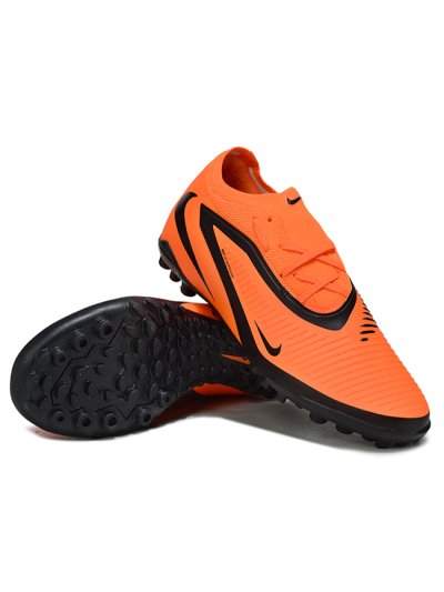 Nike Phantom 6 Low Elite TF Artificial Turf Soccer Shoes - Orange/Black/Neon Orange