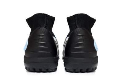 Nike Phantom 6 Elite TF Artificial Turf Soccer Shoes - Black/Navy Blue/Sky Blue