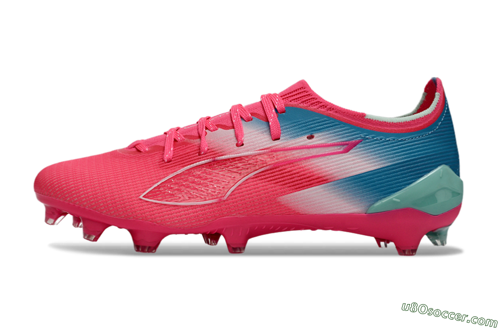 Puma Ultra Ultimate FG Firm Ground Soccer Cleats - Pink/Aqua Splash/Coral Burst 2