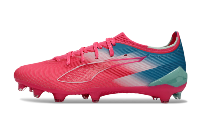 Puma Ultra Ultimate FG Firm Ground Soccer Cleats - Pink/Aqua Splash/Coral Burst
