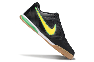Supreme x Nike SB Gato IC Indoor & Futsal Soccer Shoes - Black/Lime Green/Yellow Glow