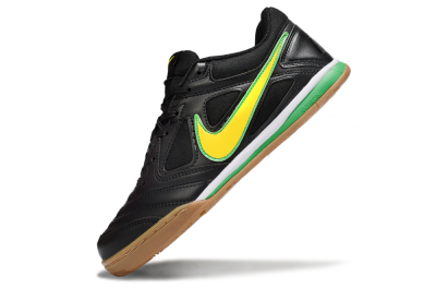 Supreme x Nike SB Gato IC Indoor & Futsal Soccer Shoes - Black/Lime Green/Yellow Glow