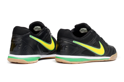 Supreme x Nike SB Gato IC Indoor & Futsal Soccer Shoes - Black/Lime Green/Yellow Glow
