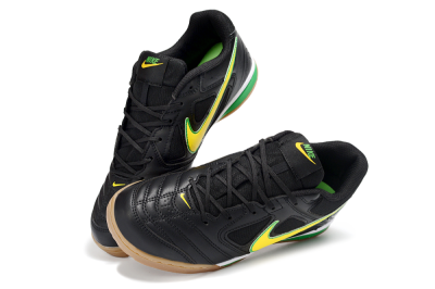Supreme x Nike SB Gato IC Indoor & Futsal Soccer Shoes - Black/Lime Green/Yellow Glow