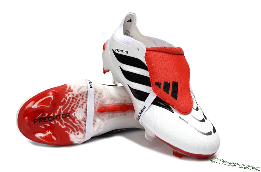 adidas Predator Elite AG 26cm ホワイト/レッド Adidas Predator 26 Elite Fold-Over Tongue FG Soccer Cleats - Cheap