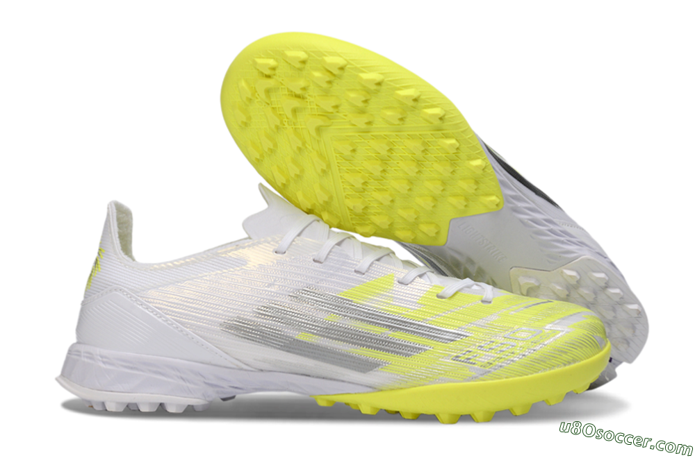 Adidas F50 Pro TF Artificial Turf Soccer Shoes - Yellow/Luminous Yellow/White 1