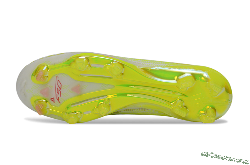 Adidas F50 Lightstrike Pro Laceless FG Firm Ground Soccer Cleats - Yellow/Luminous Yellow/Electric Green 6