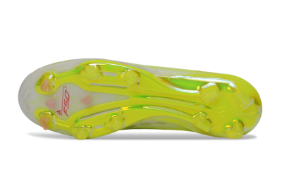 Adidas F50 Lightstrike Pro Laceless FG Firm Ground Soccer Cleats - Yellow/Luminous Yellow/Electric Green