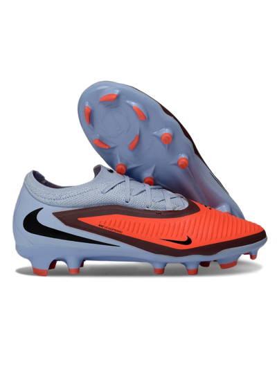 Nike Phantom 6 Low Elite FG Firm Ground Soccer Cleats - Orange/Blue Skies/Crimson Wave