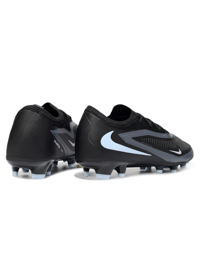 Nike Phantom 6 Low Elite FG Firm Ground Soccer Cleats - Black/Slate Gray/Icy Blue
