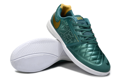 Nike Lunar Gato 2 IC Indoor & Futsal Soccer Shoes - Teal/Golden Accent/White Sole